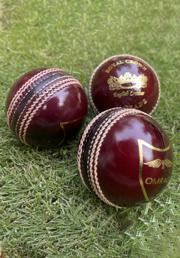OMRAG - Cricket Balls Hand Stitched - Red - Imperial Classic Edition