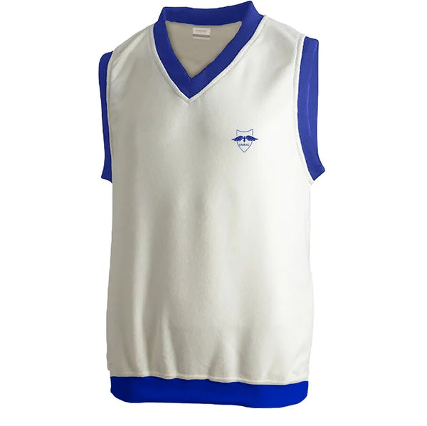 OMRAG - Sweater Vest Cricket Whites Cricket Men's Sleeveless Overshirt - Jumper