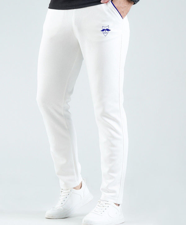 OMRAG - Cricket Trousers Whites Flannels Match Pants Boys Mens - Blue