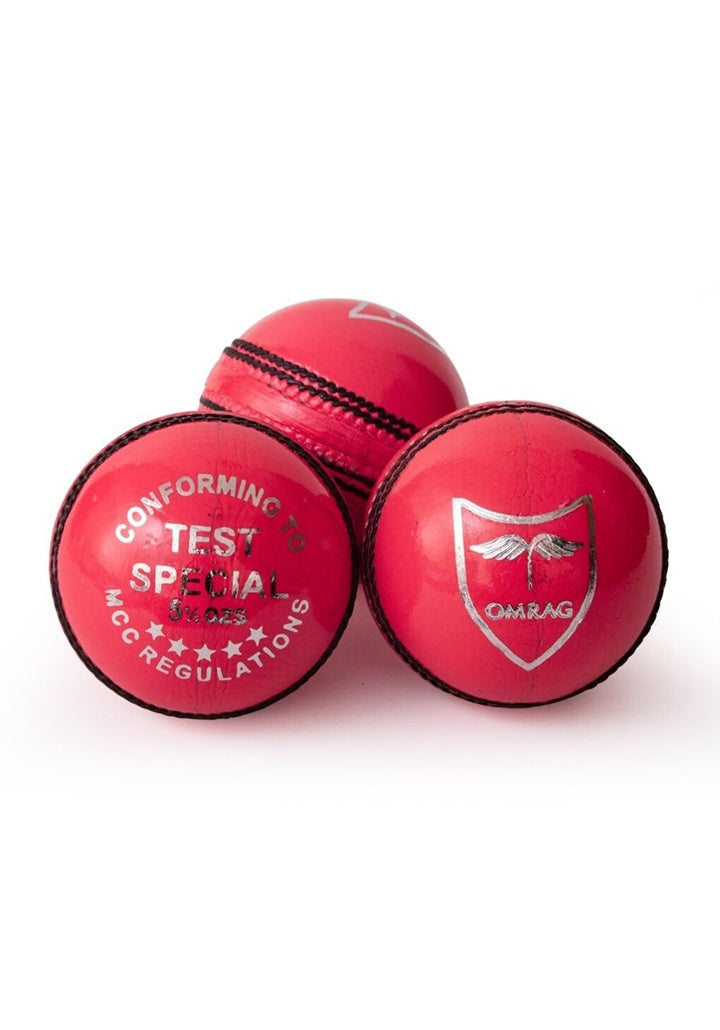 OMRAG - Cricket Balls Hand Stiched - Pink - Classic Edition - OMRAG