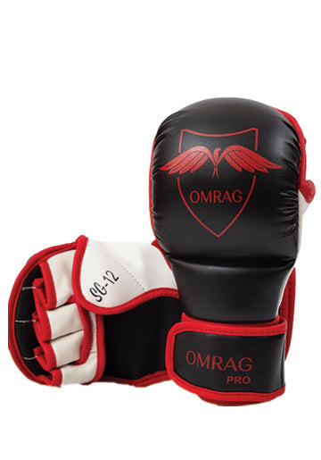 OMAG - MMA Sparring Gloves - Red - OMRAG