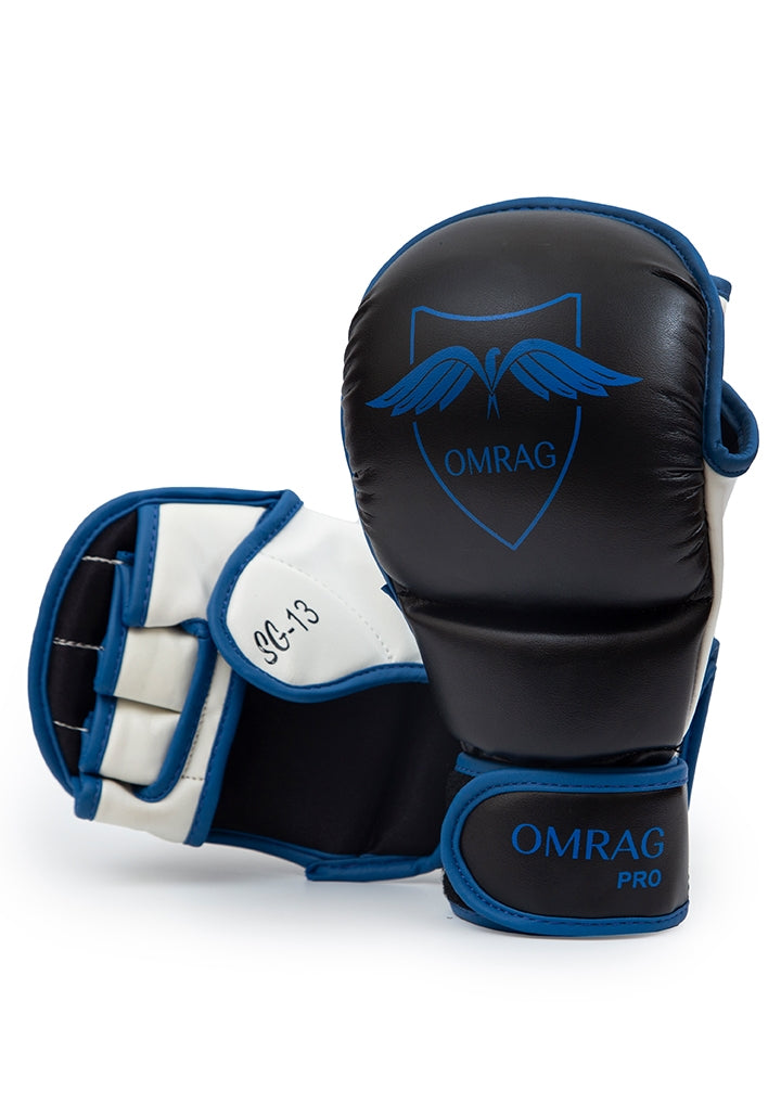 OMAG - MMA Sparring Gloves - Blue - Classic Edition - OMRAG