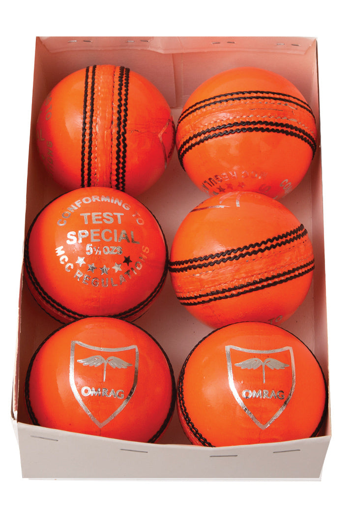 OMRAG - Cricket Balls Hand Stiched - Orange - Flex Edition - OMRAG