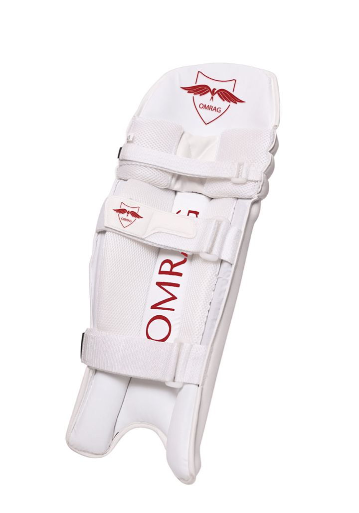 OMRAG Batting Pads – Classic Edition - Pro Level - Red - OMRAG